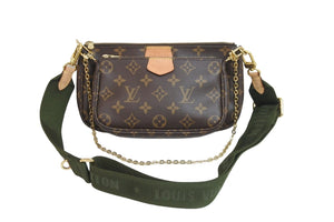 LOUIS VUITTON ルイヴィトン モノグラム ミュルティ ポシェット アクセソワール ショルダーバッグ 現行 M44813 美品 中古 56962