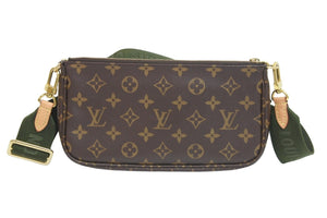 LOUIS VUITTON ルイヴィトン モノグラム ミュルティ ポシェット アクセソワール ショルダーバッグ 現行 M44813 美品 中古 56962