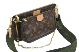 LOUIS VUITTON ルイヴィトン モノグラム ミュルティ ポシェット アクセソワール ショルダーバッグ 現行 M44813 美品 中古 56962