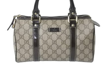 Load image into Gallery viewer, GUCCI グッチ ミニボストンバッグ ボストンバッグ GGプラス GGスプリーム ベージュ ブラウン 193604 美品 中古 56969