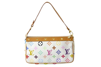 LOUIS VUITTON ルイヴィトン モノグラムマルチカラー ポシェット アクセソワール アクセサリーポーチ M92649 良品 中古 56970