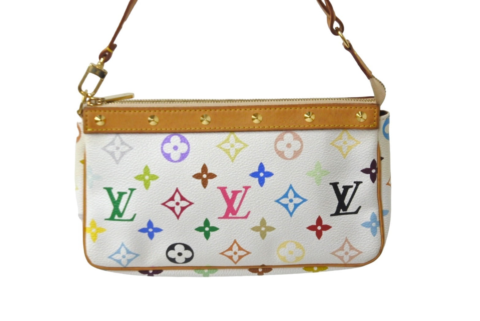 開閉式LOUIS VUITTON ルイヴィトン モノグラムマルチカラー ポシェット ...