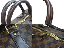 Load image into Gallery viewer, LOUIS VUITTON ルイヴィトン ダミエ キーポル50 ボストンバッグ N41427 コーティングキャンバス ブラウン 美品 中古 56971