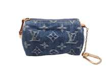 Load image into Gallery viewer, 極美品 LOUIS VUITTON ルイヴィトン モノグラムデニム トゥルース スピーディPM ミニポーチ M95082 ブルー 中古 56974