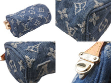 Load image into Gallery viewer, 極美品 LOUIS VUITTON ルイヴィトン モノグラムデニム トゥルース スピーディPM ミニポーチ M95082 ブルー 中古 56974