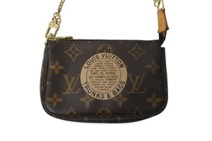 LOUIS VUITTON ルイヴィトン ポーチ M60153 ミニ ポシェット アクセソワール T&B ブラウン ゴールド金具 美品 中古 56976