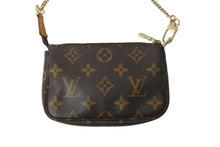 Load image into Gallery viewer, LOUIS VUITTON ルイヴィトン ポーチ M60153 ミニ ポシェット アクセソワール T&amp;B ブラウン ゴールド金具 美品 中古 56976