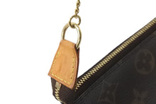 Load image into Gallery viewer, LOUIS VUITTON ルイヴィトン ポーチ M60153 ミニ ポシェット アクセソワール T&amp;B ブラウン ゴールド金具 美品 中古 56976