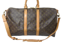 Load image into Gallery viewer, LOUIS VUITTON ルイヴィトン モノグラム キーポルバンドリエール45 ボストンバッグ M41418 ブラウン 2WAY ショルダーバッグ 中古 56979