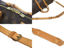 Load image into Gallery viewer, LOUIS VUITTON ルイヴィトン モノグラム キーポルバンドリエール45 ボストンバッグ M41418 ブラウン 2WAY ショルダーバッグ 中古 56979