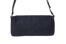 Load image into Gallery viewer, FENDI フェンディ ハンドバッグ デニム ショルダーバッグ 2119 26640 008 デニム生地 ブルー シルバー金具 良品 中古 56980