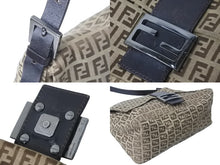 Load image into Gallery viewer, FENDI フェンディ ハンドバッグ ズッキーノ マンマバケット ラージ ブラウン 22288BR001019 美品 中古 5698