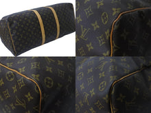 Load image into Gallery viewer, LOUIS VUITTON ルイヴィトン ボストンバッグ M41412 キーポルバンドリエール60 ブラウン PVC ゴールド金具 良品 中古 56983