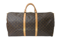 Load image into Gallery viewer, LOUIS VUITTON ルイヴィトン ボストンバッグ M41412 キーポルバンドリエール60 ブラウン PVC ゴールド金具 中古 56984