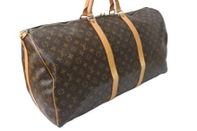 Load image into Gallery viewer, LOUIS VUITTON ルイヴィトン ボストンバッグ M41412 キーポルバンドリエール60 ブラウン PVC ゴールド金具 中古 56984