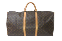 Load image into Gallery viewer, LOUIS VUITTON ルイヴィトン ボストンバッグ M41412 キーポルバンドリエール60 ブラウン PVC ゴールド金具 中古 56984