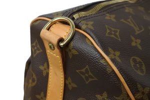 LOUIS VUITTON ルイヴィトン ボストンバッグ M41412 キーポルバンドリエール60 ブラウン PVC ゴールド金具 中古 56984