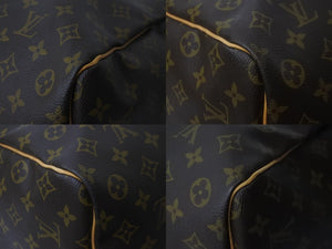 LOUIS VUITTON ルイヴィトン ボストンバッグ M41412 キーポルバンドリエール60 ブラウン PVC ゴールド金具 中古 56984
