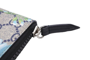 極美品 GUCCI グッチ カードケース GGブルームス ラウンドファスナー ベージュ マルチカラー 546354 中古 56987