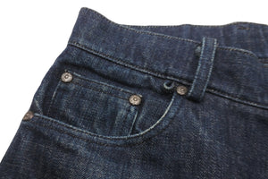 CHROME HEARTS クロムハーツ フレアニー デニムパンツ ホースシューボタン インディゴブルー サイズ31ⅹ34 美品 中古 56997