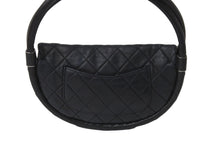 Load image into Gallery viewer, CHANEL シャネル ハンドバッグ マトラッセ ミニフラフープ 18番台 ラムスキン ブラック シルバー金具 良品 中古 57004