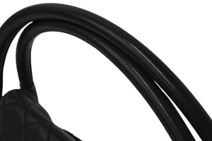 CHANEL シャネル ハンドバッグ マトラッセ ミニフラフープ 18番台 ラムスキン ブラック シルバー金具 良品 中古 57004