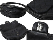 Load image into Gallery viewer, CHANEL シャネル ハンドバッグ マトラッセ ミニフラフープ 18番台 ラムスキン ブラック シルバー金具 良品 中古 57004