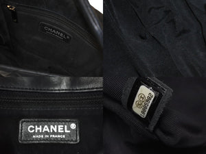 CHANEL シャネル ハンドバッグ マトラッセ ミニフラフープ 18番台 ラムスキン ブラック シルバー金具 良品 中古 57004
