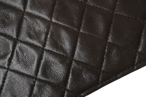 CHANEL シャネルチェーンショルダーバッグ ココマーク マトラッセ ラムスキン 1985〜1990 ダークブラウン ゴールド 美品 中古 57039