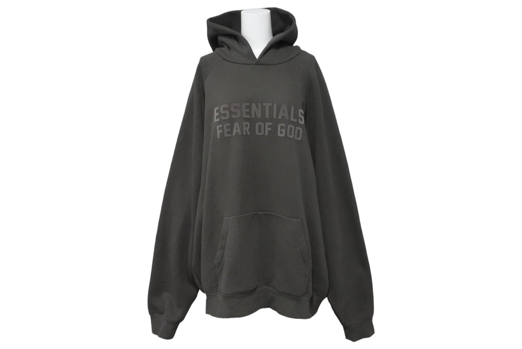 FEAR OF GOD ESSENTIALS フィア オブ ゴッド エッセンシャルズ パーカー スウェット ブラック サイズXL 美品 中古 57057