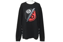 Load image into Gallery viewer, STUSSY ステューシー ロンT エイトボール 長袖Tシャツ メンズ Lサイズ ブラック 美品 中古 57075