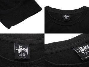 STUSSY ステューシー ロンT エイトボール 長袖Tシャツ メンズ Lサイズ ブラック 美品 中古 57075