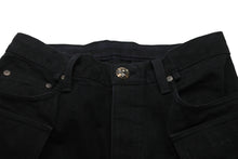 Load image into Gallery viewer, CHROME HEARTS クロムハーツ ショート カーゴパンツ FATIGUEファティーグ サイズ30 コットン ブラック シルバー 美品 中古 57081