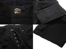 Load image into Gallery viewer, CHROME HEARTS クロムハーツ ショート カーゴパンツ FATIGUEファティーグ サイズ30 コットン ブラック シルバー 美品 中古 57081
