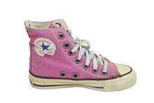 Load image into Gallery viewer, CONVERSE コンバース スニーカー クロムハーツコラボ ピンク クロスパッチ コットンキャンバス サイズ22 良品 中古 57097