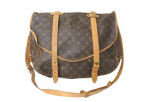 Load image into Gallery viewer, LOUIS VUITTON ルイヴィトン ショルダーバッグ モノグラム ブラウン ソミュール 43 M42252 ゴールド 良品 中古 57098