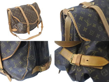Load image into Gallery viewer, LOUIS VUITTON ルイヴィトン ショルダーバッグ モノグラム ブラウン ソミュール 43 M42252 ゴールド 良品 中古 57098