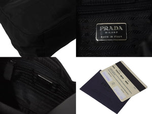 PRADA プラダ ハンドバッグ プラスチックショルダー 三角ロゴ トライアングルロゴ ナイロン B8362 美品 中古 57100