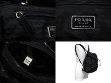 Load image into Gallery viewer, PRADA プラダ リュック デイパック バックパック 三角ロゴ トライアングルロゴ ブラック B4650 中古 57102