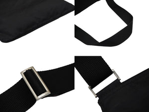 PRADA プラダ ショルダーバッグ 三角ロゴ トライアングルロゴ ナイロン ブラック シルバー 良品 中古 57104