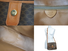 Load image into Gallery viewer, CELINE セリーヌ ショルダーバッグ マカダム柄 マカダム ブラウン ベージュ ゴールド金具 M11 美品 中古 57106