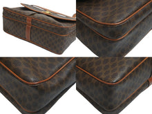 Load image into Gallery viewer, CELINE セリーヌ ショルダーバッグ マカダム柄 マカダム ブラウン ベージュ ゴールド金具 M11 美品 中古 57106