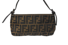 Load image into Gallery viewer, FENDI フェンディ ハンドバッグ アクセサリーポーチ ズッカ柄 マンマバケット ブラウン 美品 中古 57109