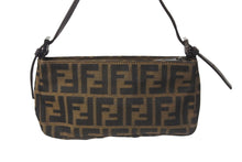 Load image into Gallery viewer, FENDI フェンディ ハンドバッグ アクセサリーポーチ ズッカ柄 マンマバケット ブラウン 美品 中古 57109