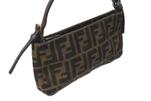Load image into Gallery viewer, FENDI フェンディ ハンドバッグ アクセサリーポーチ ズッカ柄 マンマバケット ブラウン 美品 中古 57109