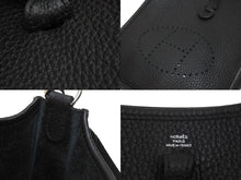 Load image into Gallery viewer, 新品同様 HERMES エルメス ショルダーバッグ エヴリンTPM トリヨンクレマンス ブラック U刻印 シルバー金具 中古 57112