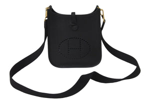 新品未使用 HERMES エルメス ショルダーバッグ エヴリンTPM トリヨンクレマンス ブラック B刻印 ゴールド金具 中古 57113