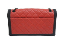 Load image into Gallery viewer, CHANEL シャネル マトラッセ チェーンショルダーバック バイカラー レッド ブラック シール カード 21番台 美品 中古 57115