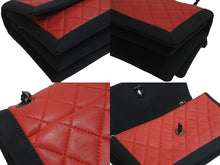 Load image into Gallery viewer, CHANEL シャネル マトラッセ チェーンショルダーバック バイカラー レッド ブラック シール カード 21番台 美品 中古 57115
