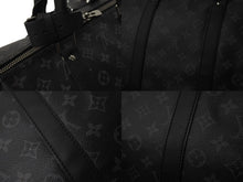 Load image into Gallery viewer, LOUIS VUITTON ルイヴィトン ボストンバッグ キーポルバンドリエール55 モノグラムエクリプス M40605 シルバー金具 美品 中古 57117